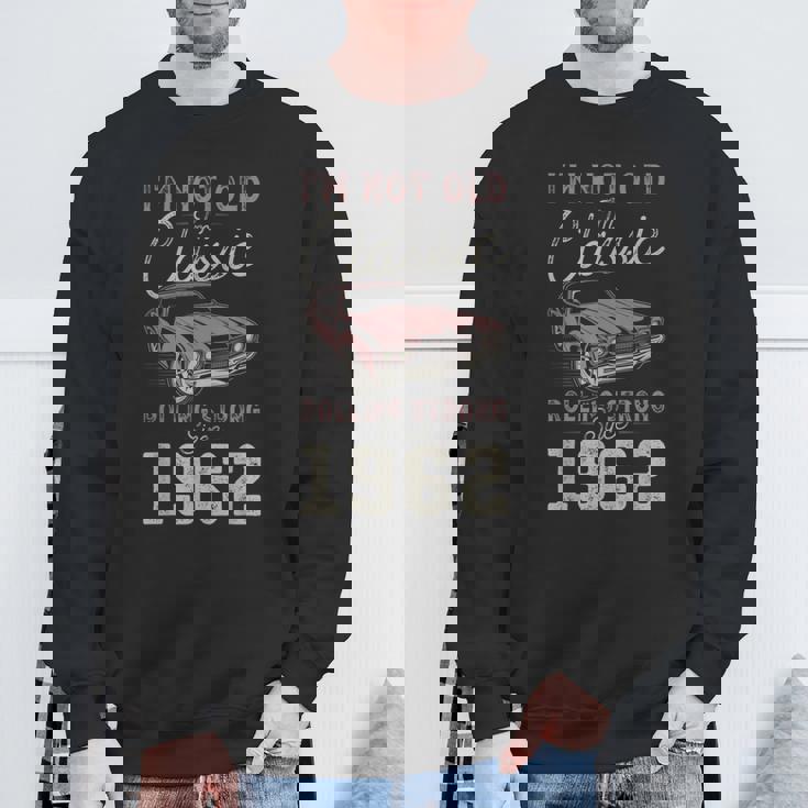 1962 マッスルカー 63歳の誕生日 クラシックカー スウェットシャツ 高齢者への贈り物