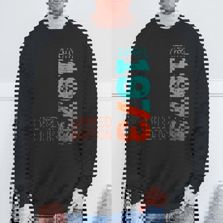 1973年4月1973年 レトロ 1973 ヴィンテージ 1973 スウェットシャツ 高齢者への贈り物