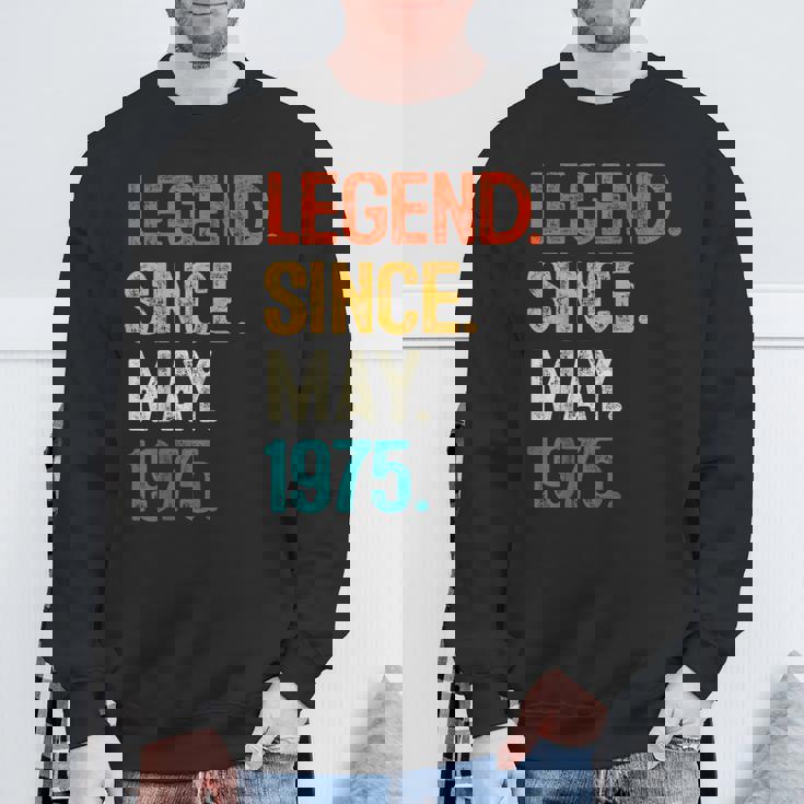 1975年5月からの伝説 50歳の誕生日プレゼント 50歳 スウェットシャツ 高齢者への贈り物