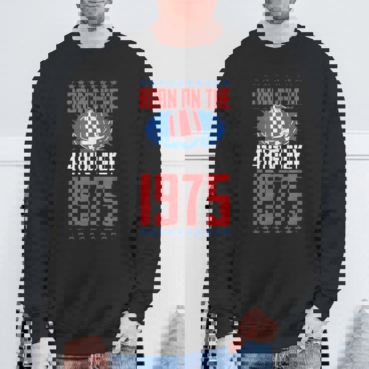 1975年7月4日誕生年アメリカ誕生日パーティーに生まれる スウェットシャツ 高齢者への贈り物