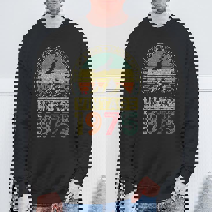 1975年ヴィンテージ、限定版、50歳の誕生日、50歳 スウェットシャツ 高齢者への贈り物