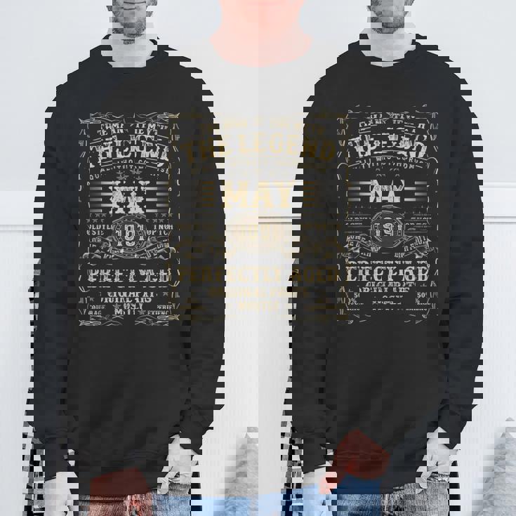 1991年5月 34歳 誕生日プレゼント 男性 34歳の誕生日 スウェットシャツ 高齢者への贈り物