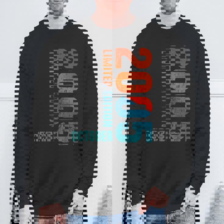 2005年以来 限定版 2005年10月 2005年 レトロ 2005 スウェットシャツ 高齢者への贈り物