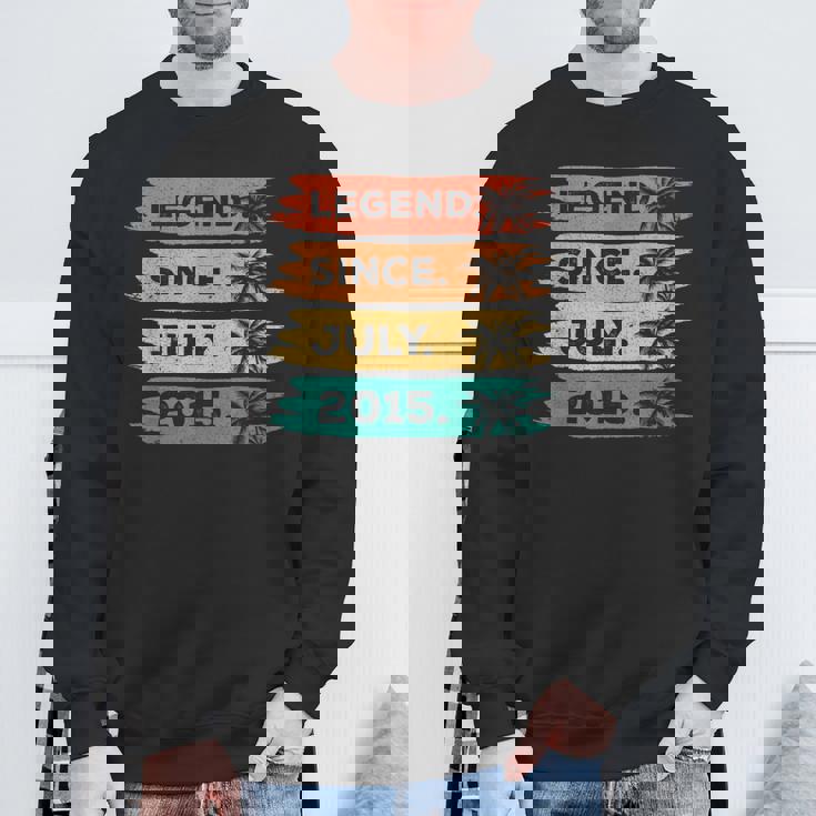 2015年7月 10歳の誕生日デコレーション ヴィンテージ 10歳の誕生日 スウェットシャツ 高齢者への贈り物