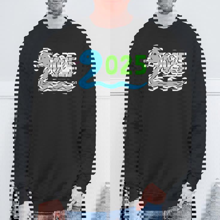 2025《巳年 蛇年》蛇 へび【どうぶつフレンズ】干支 十二支 ゆるくて かわいい 動物 イラスト 面白い スウェットシャツ 高齢者への贈り物