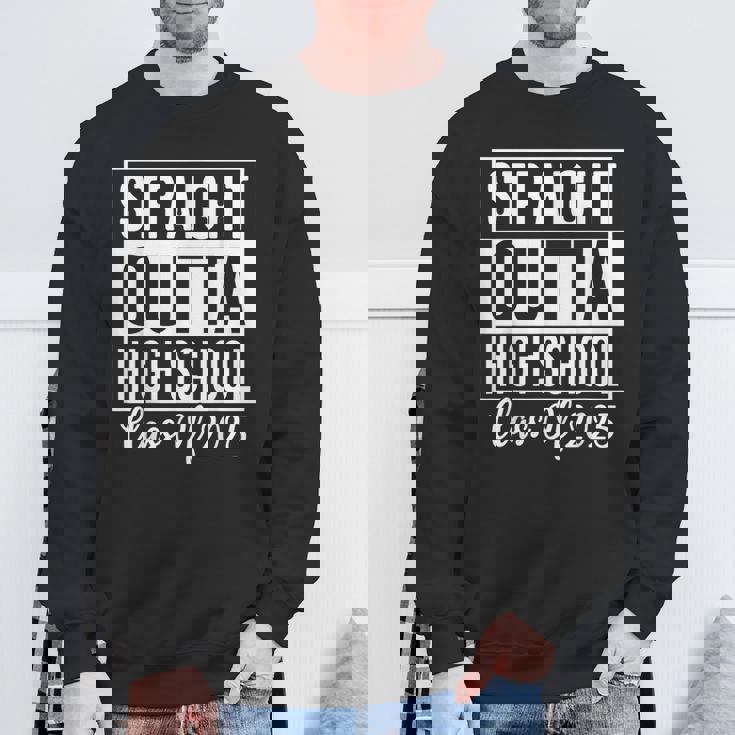 2025年のストレートアウトタ高校授業 スウェットシャツ 高齢者への贈り物