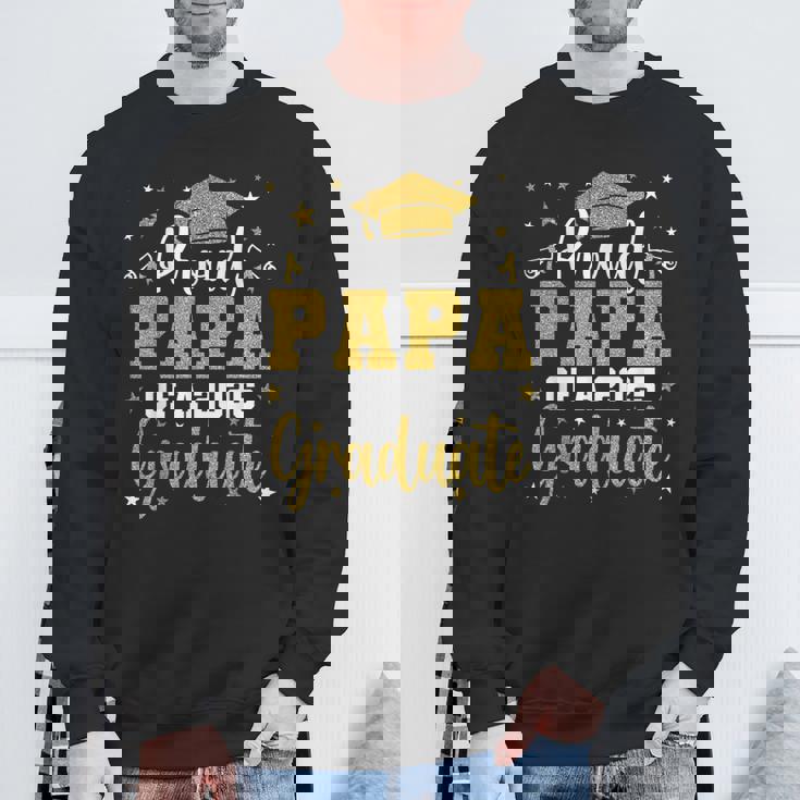 2025年卒業の卒業クラスの誇り高きパパ スウェットシャツ 高齢者への贈り物