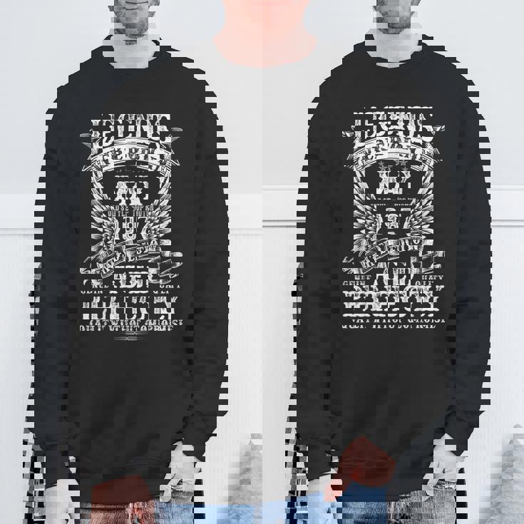 38歳の誕生日プレゼント 男性用 1987年5月 誕生日 面白い スウェットシャツ 高齢者への贈り物