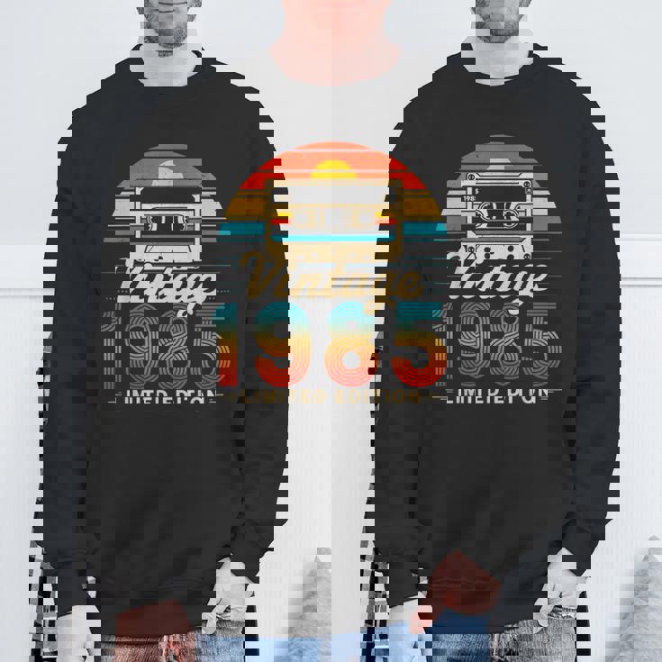 40歳 ギフト ヴィンテージ 1985年生まれ レトロ 40歳の誕生日 スウェットシャツ 高齢者への贈り物