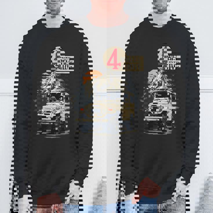 40系 クルーザー マウンテン オフロード 4輪駆動 四駆 Fj スウェットシャツ 高齢者への贈り物