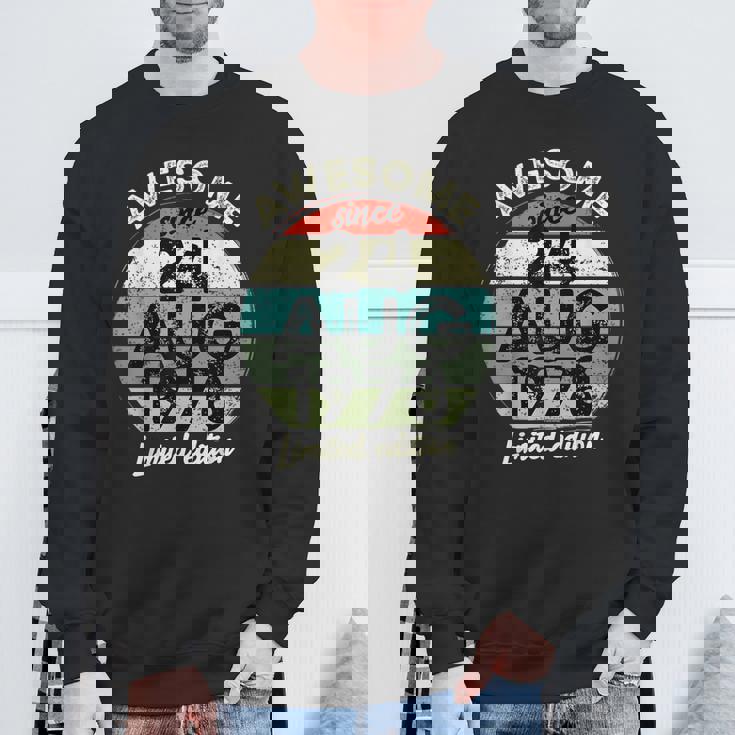 45歳の誕生日 1978年8月24日 45歳の誕生日 スウェットシャツ 高齢者への贈り物