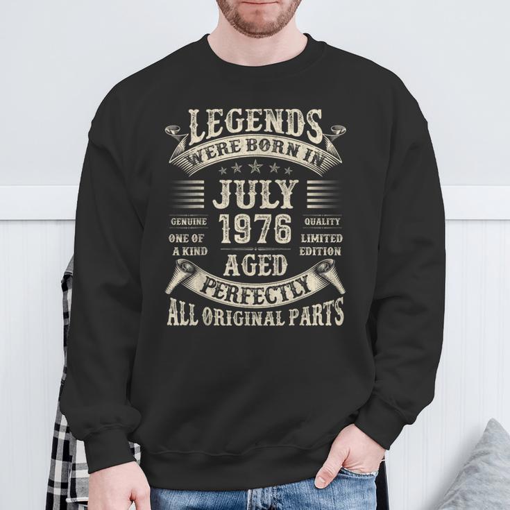 49歳の男性への誕生日プレゼント 49歳 誕生日 1976年7月 スウェットシャツ 高齢者への贈り物