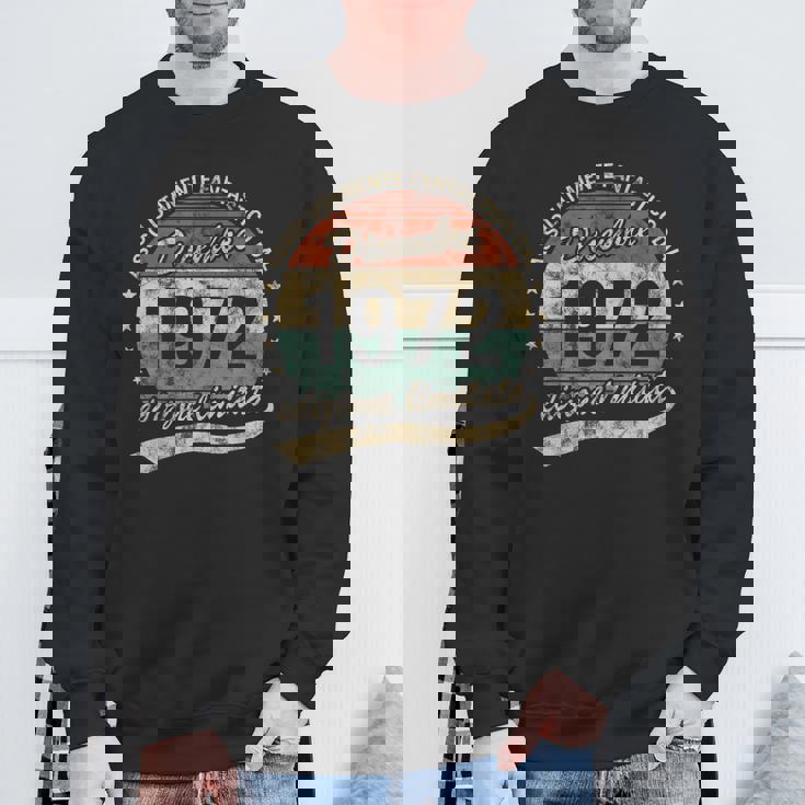 50 Years Absolutely Fantastic Birthday 1972年12月 スウェットシャツ 高齢者への贈り物