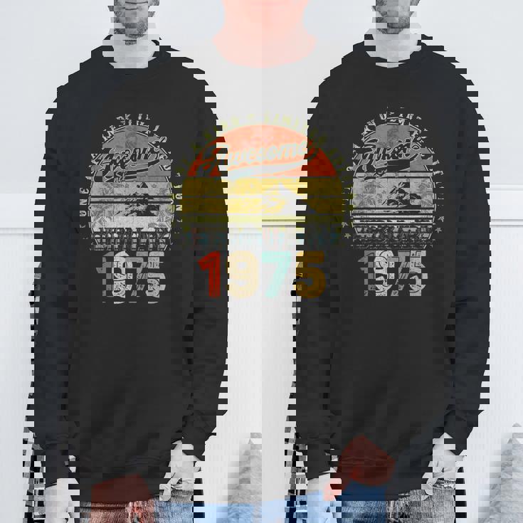 50歳の誕生日プレゼント 男性用 1975年2月 50歳の誕生日 スウェットシャツ 高齢者への贈り物