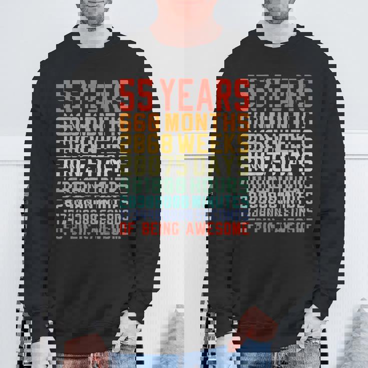 55 歳 お誕生日 55 Years Birthday 55 回目の誕生日プレゼント スウェットシャツ 高齢者への贈り物