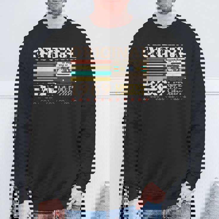 55 歳の誕生日プレゼント男性 1969 年 7月レトロ ビンテージ テープ スウェットシャツ 高齢者への贈り物