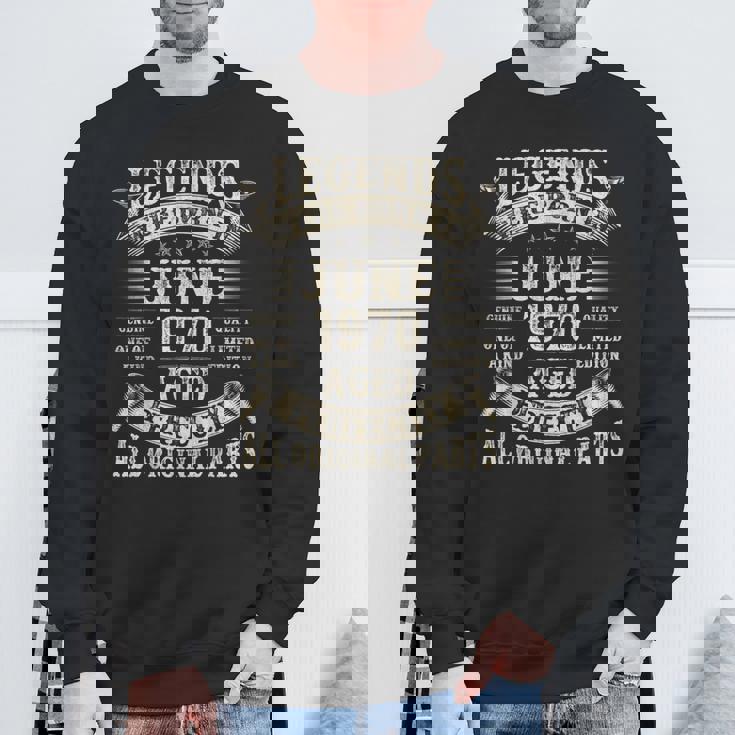 55歳の男性への誕生日プレゼント 55歳 誕生日 1970年6月 スウェットシャツ 高齢者への贈り物