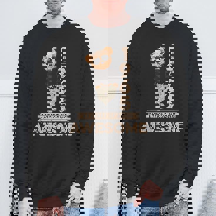 60歳の誕生日 メンズ レディース 1965年 オリジナル 素晴らしいテディベア スウェットシャツ 高齢者への贈り物