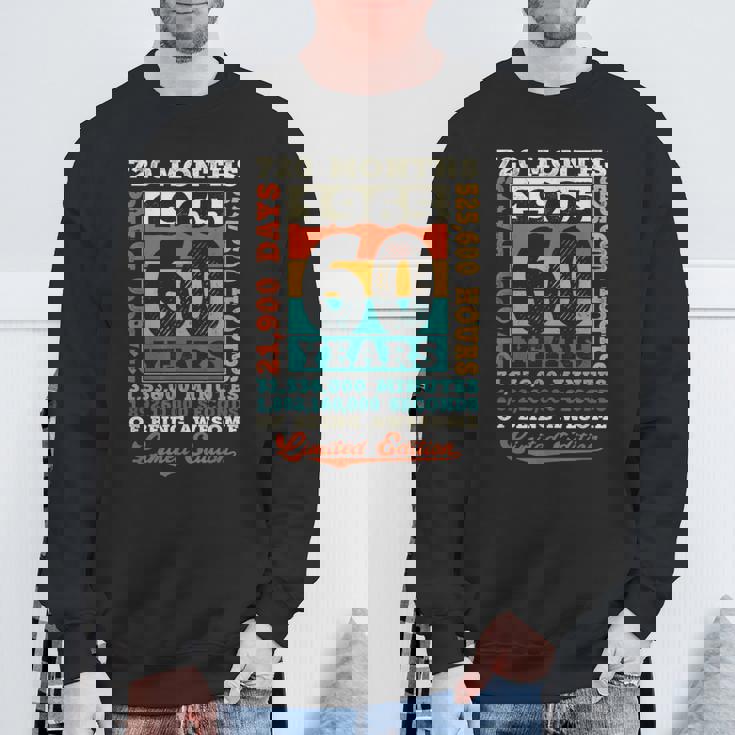 60歳の誕生日 60歳 720ヶ月 すごい生まれ 1965年 スウェットシャツ 高齢者への贈り物