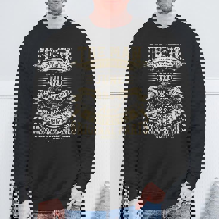 60歳の誕生日ギフト 男性用 面白い 60歳 誕生日 1964年6月 スウェットシャツ 高齢者への贈り物