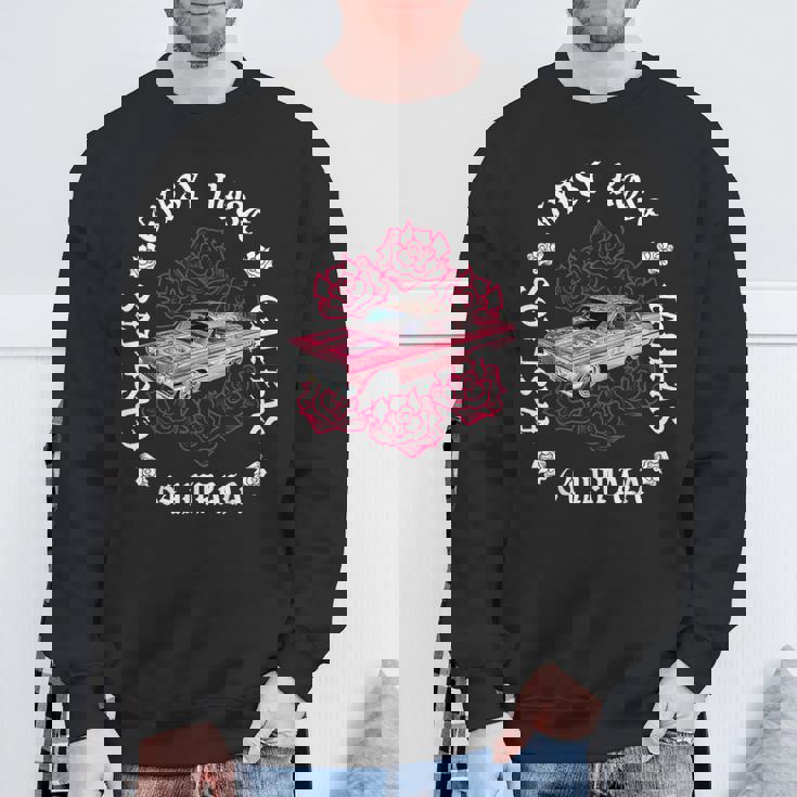 64 インパラ ジプシー ローズ イースト ロス ローライダー スウェットシャツ 高齢者への贈り物