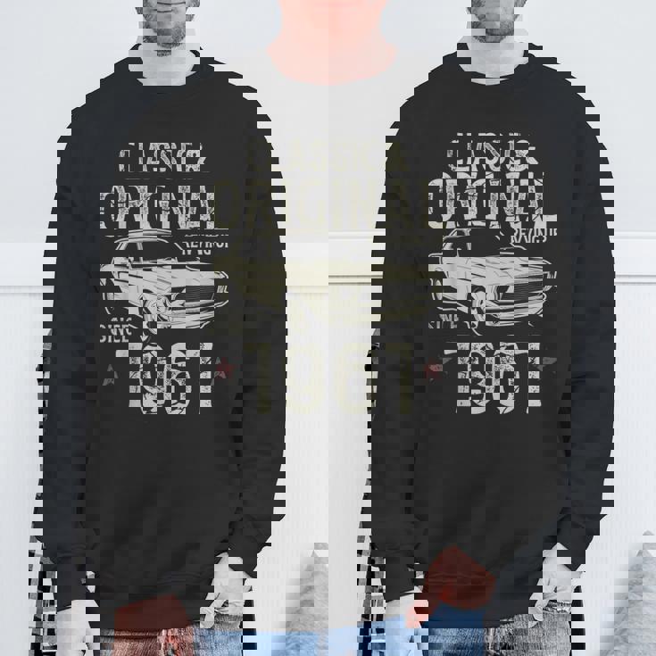 64歳の誕生日 1961年クラシックカー スウェットシャツ 高齢者への贈り物