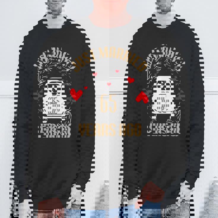 65Th Wedding Anniversary Couples Just Married 65 Years Sweatshirt Gifts for Old Men