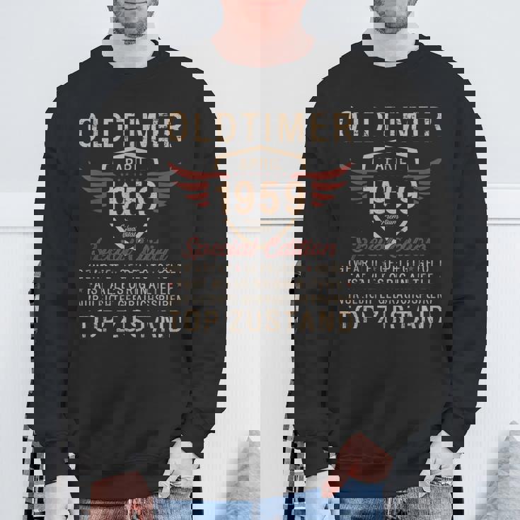 66 歳の誕生日プレゼント クラシックカー 4 月ヴィンテージ 1959 スウェットシャツ 高齢者への贈り物