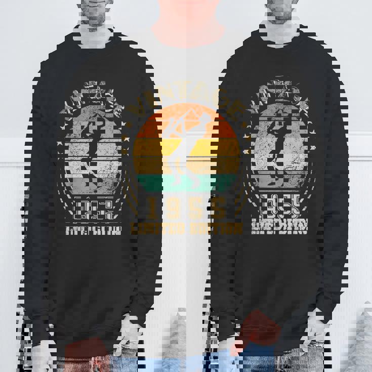 67歳の誕生日ギフト サックスプレーヤー 1955 ジャズミュージック スウェットシャツ 高齢者への贈り物