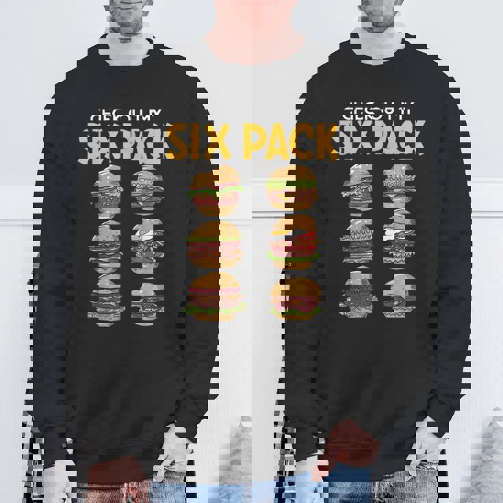 6パック バーガー スウェットシャツ 高齢者への贈り物