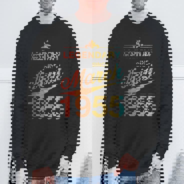 70Th Birthday 1955年3月生まれ 70歳 ヴィンテージ スウェットシャツ 高齢者への贈り物