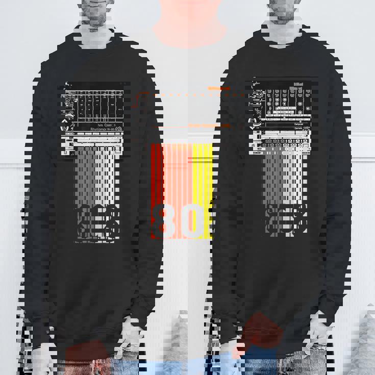 808 ドラム マシン 音楽 ビーツ スウェットシャツ 高齢者への贈り物