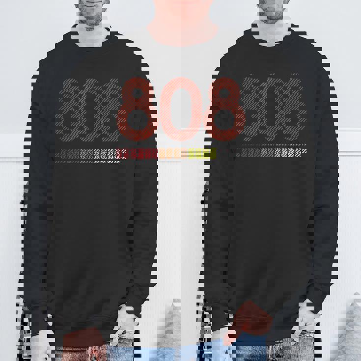 808 レトロスタイル Roland 電子ドラムマシンシャツ スウェットシャツ 高齢者への贈り物