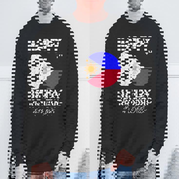 80歳の誕生日おめでとうタテイ・ディゴン・ドゥテルテ Prrd フリー・ドゥテルテ スウェットシャツ 高齢者への贈り物