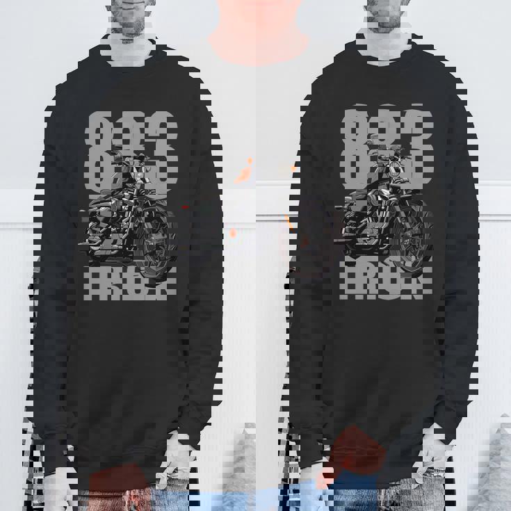 883 アイアンクラシックモーターサイクルバイカー 長袖tシャツ スウェットシャツ 高齢者への贈り物