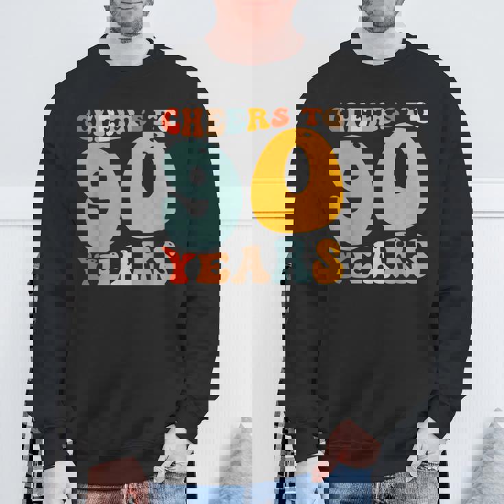 90歳 誕生日 パーティー お祝い 乾杯 90歳 スウェットシャツ 高齢者への贈り物