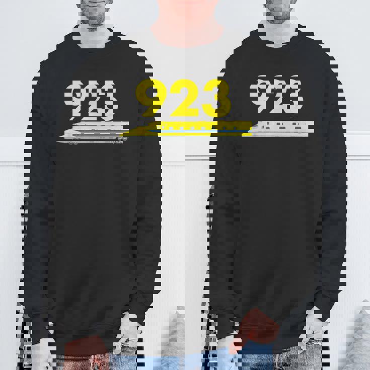 923形ドクターイエローT4 イラスト923テキスト スウェットシャツ 高齢者への贈り物