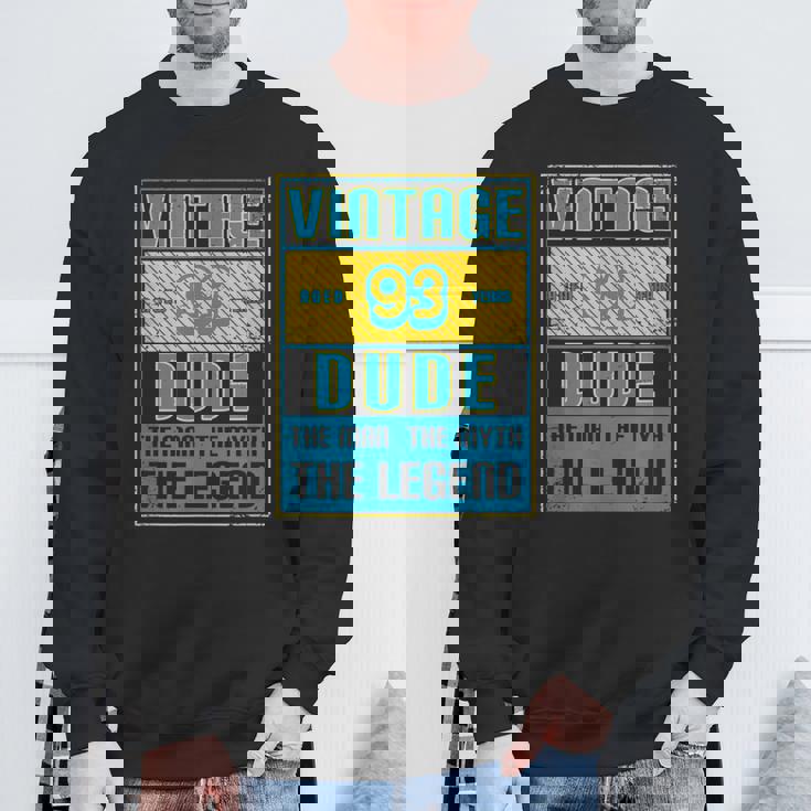 93歳の誕生日ギフト 男性用 93歳 ヴィンテージ お父さん 1927 スウェットシャツ 高齢者への贈り物