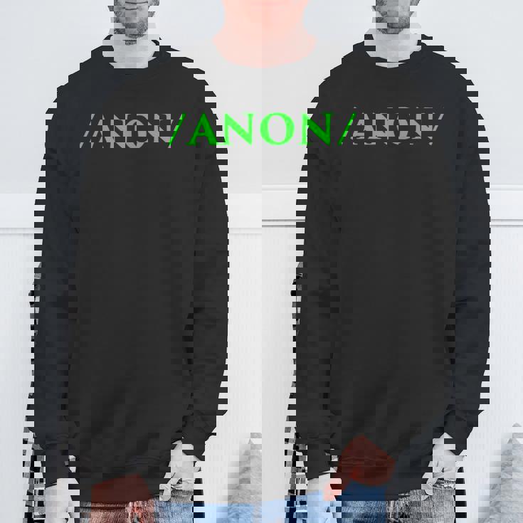Anon Anonymous Onymous Online Lurk プロフィール ソーシャルメディア スウェットシャツ 高齢者への贈り物