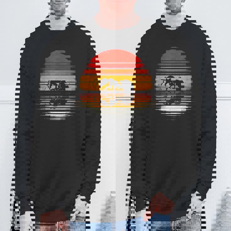 Antunset レトロスタイル サファリ ヴィンテージ 70年代の昆虫 スウェットシャツ 高齢者への贈り物