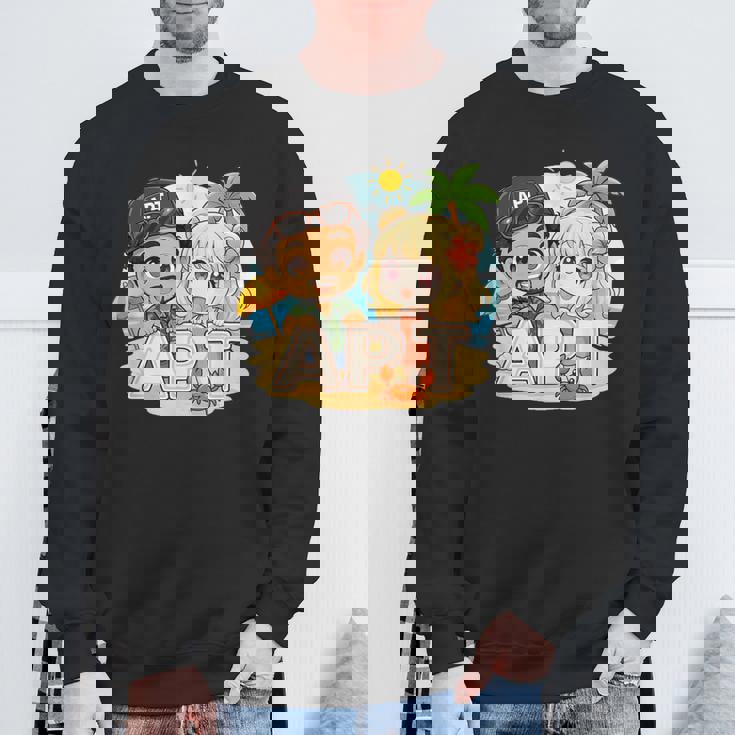 Apt Buddiesummeribes – ビーチサイドファンアドベンチャー スウェットシャツ 高齢者への贈り物