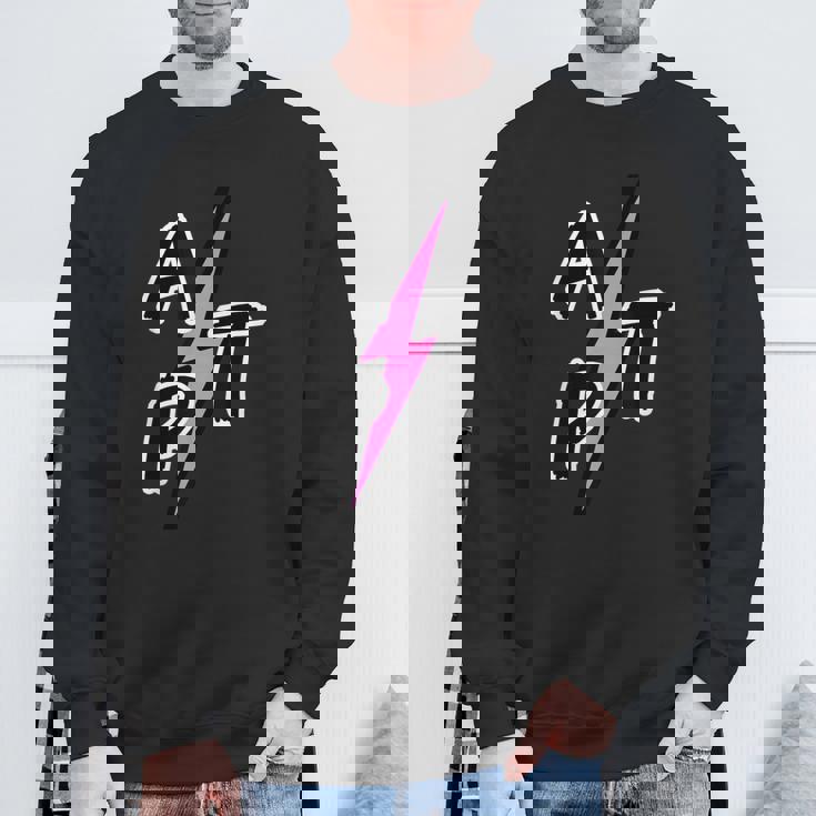 Aptアパツ、ピンクサンダー、トレンディファッション スウェットシャツ 高齢者への贈り物