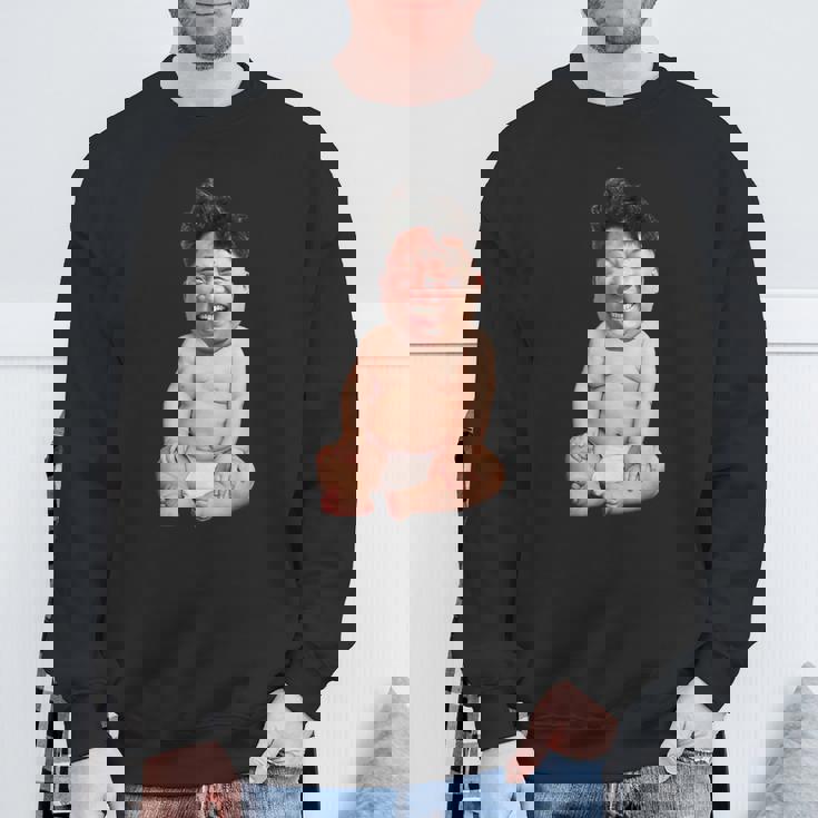 Baby Kim Jong Un-Big Baby スウェットシャツ 高齢者への贈り物