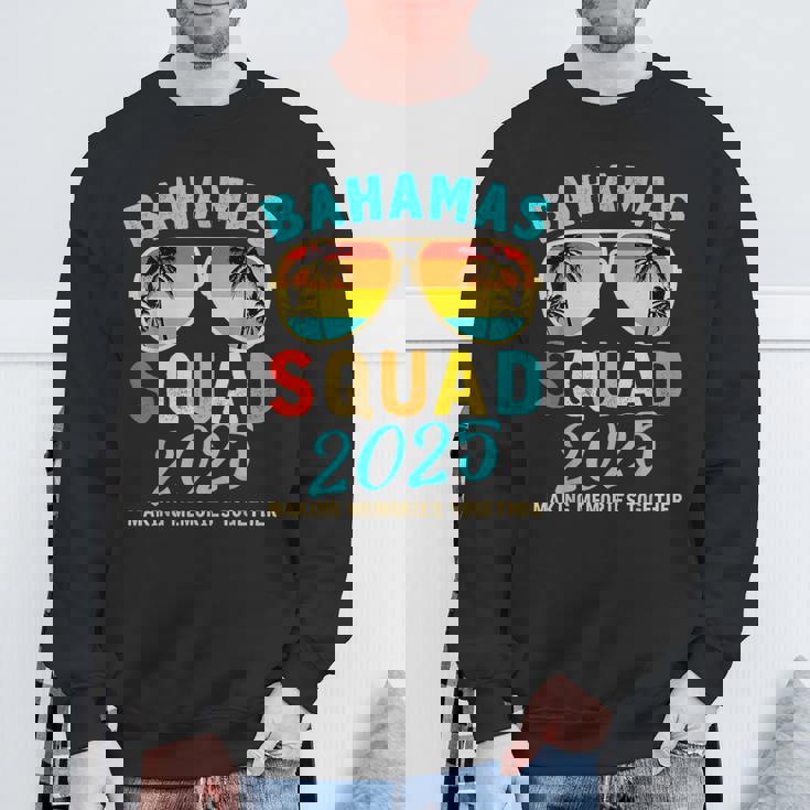 Bahamas Vacation 2025 Squad Family Friends Matching Group Sweatshirt Gifts for Old Men