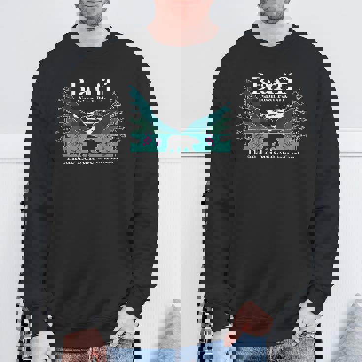 Banff National Park Lake Louise Alberta Canada Bärenberg スウェットシャツ 高齢者への贈り物