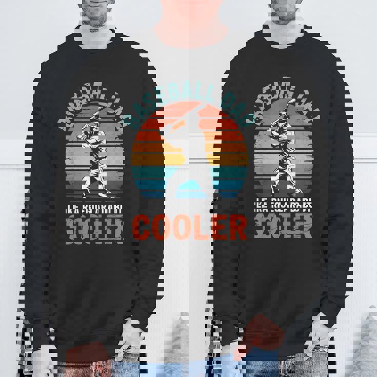 Baseball Dad Vintage Sunset Baseball Batter Father’S Day Sweatshirt Gifts for Old Men