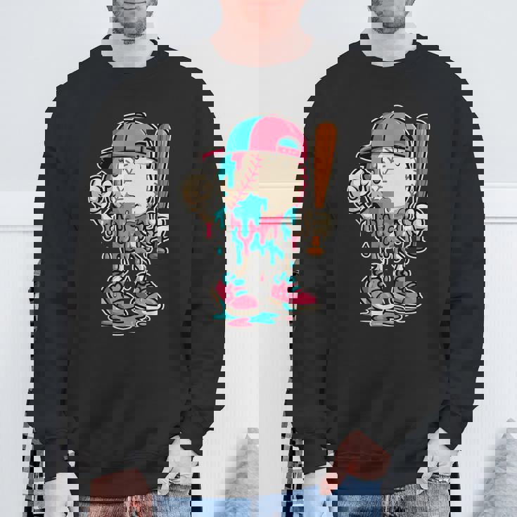 Baseball Drip For Boys Ice Cream Drip Baseball Sweatshirt Gifts for Old Men Baseball Drip For Boys Ice Cream Drip Baseball Sweatshirt Gifts for Old Men