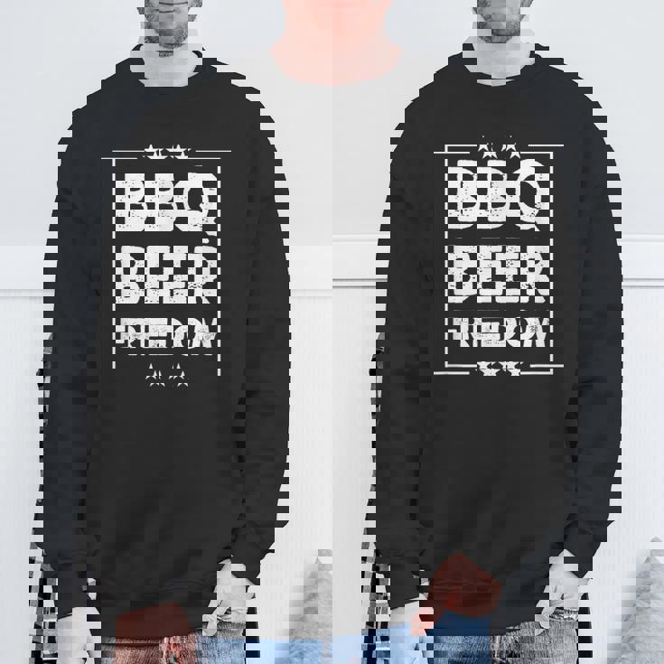 Bbq ビール 自由 スウェットシャツ 高齢者への贈り物