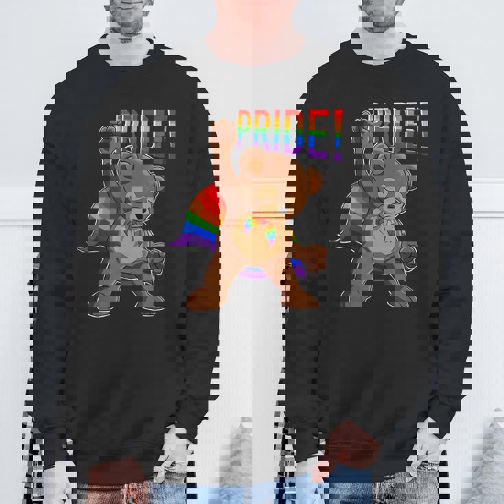 Bear I Lgbtq Flag I レインボー フラッグ I Gay Pride スウェットシャツ 高齢者への贈り物