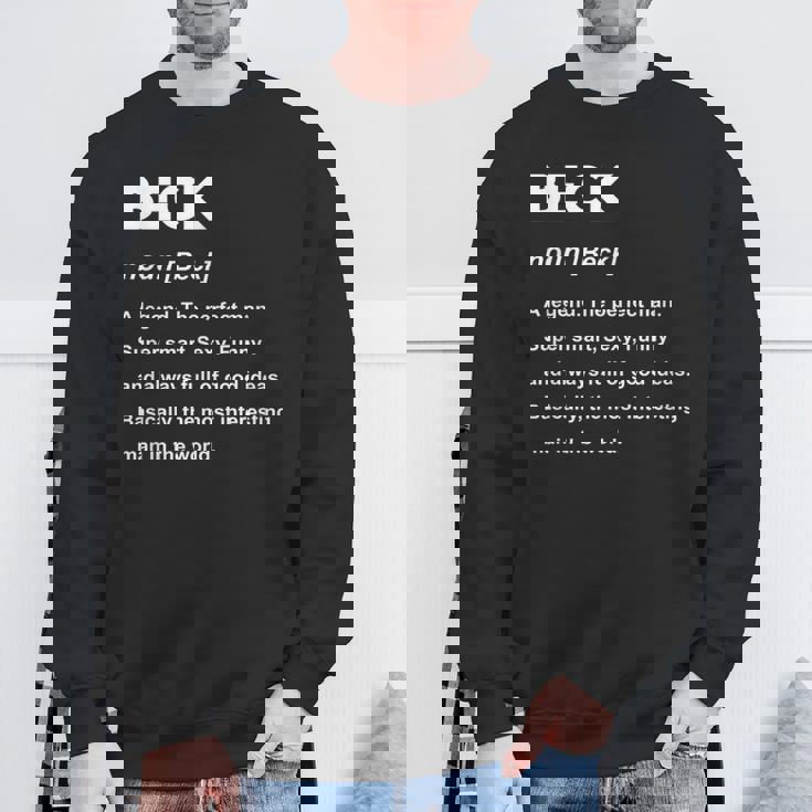 Beck ネームシャツ スウェットシャツ 高齢者への贈り物